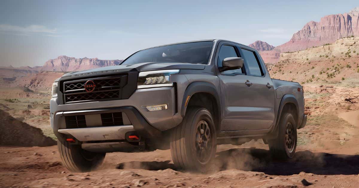The 2026 Nissan Frontier PRO-4X has 8.6 inches of ground clearance