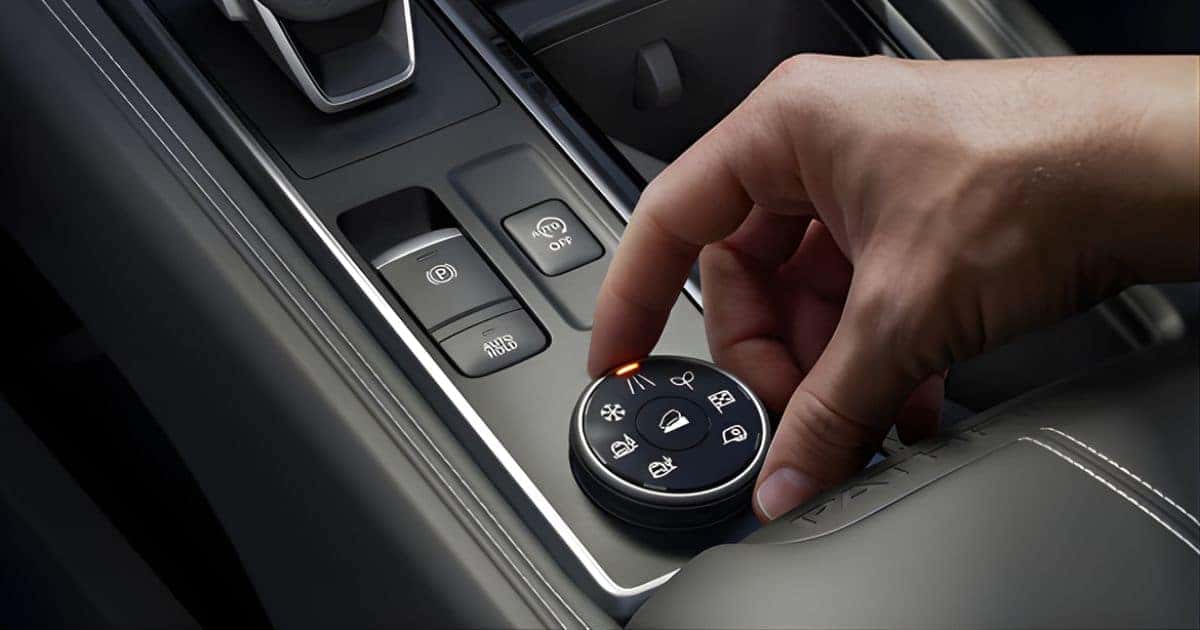 The 2026 Nissan Pathfinder drive and terrain modes that you can activate with a dial