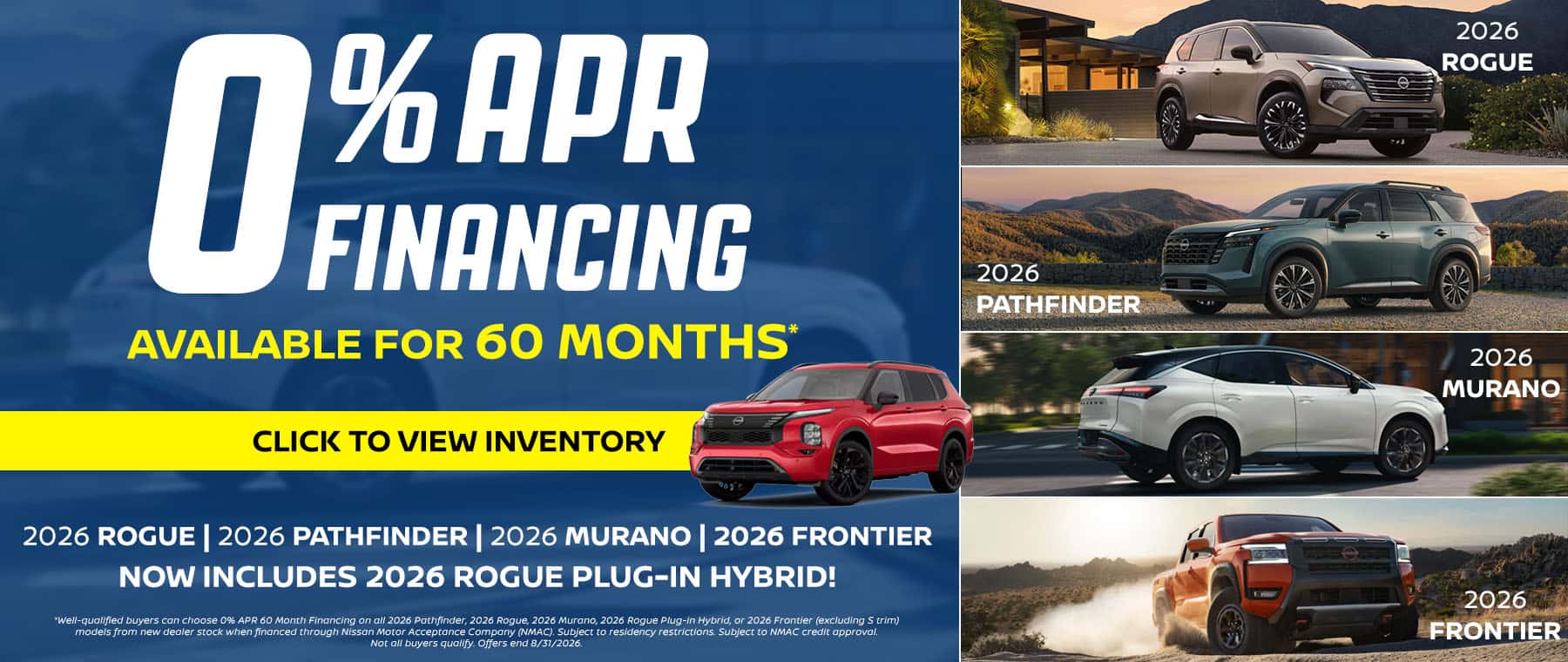 Zero Percent APR Financing Available