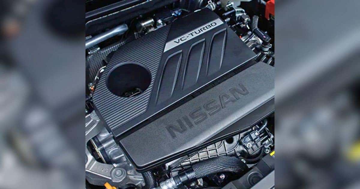The 1.5L VC-Turbo engine of the 2026 Nissan Rogue