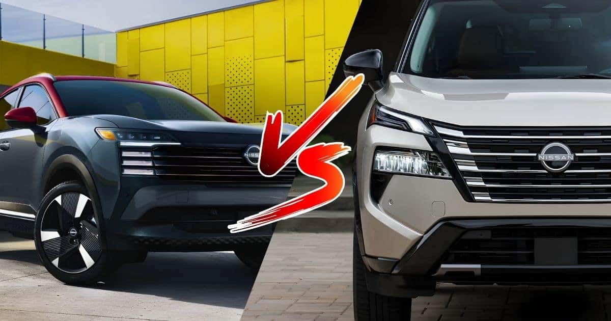 The 2026 Nissan Kicks versus Rogue for sale in Cleveland, OH at I-90 Nissan