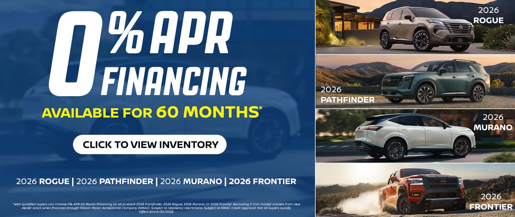Zero Percent APR Financing Available