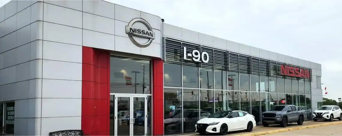 The I-90 Nissan dealership in Sheffield Village, Ohio