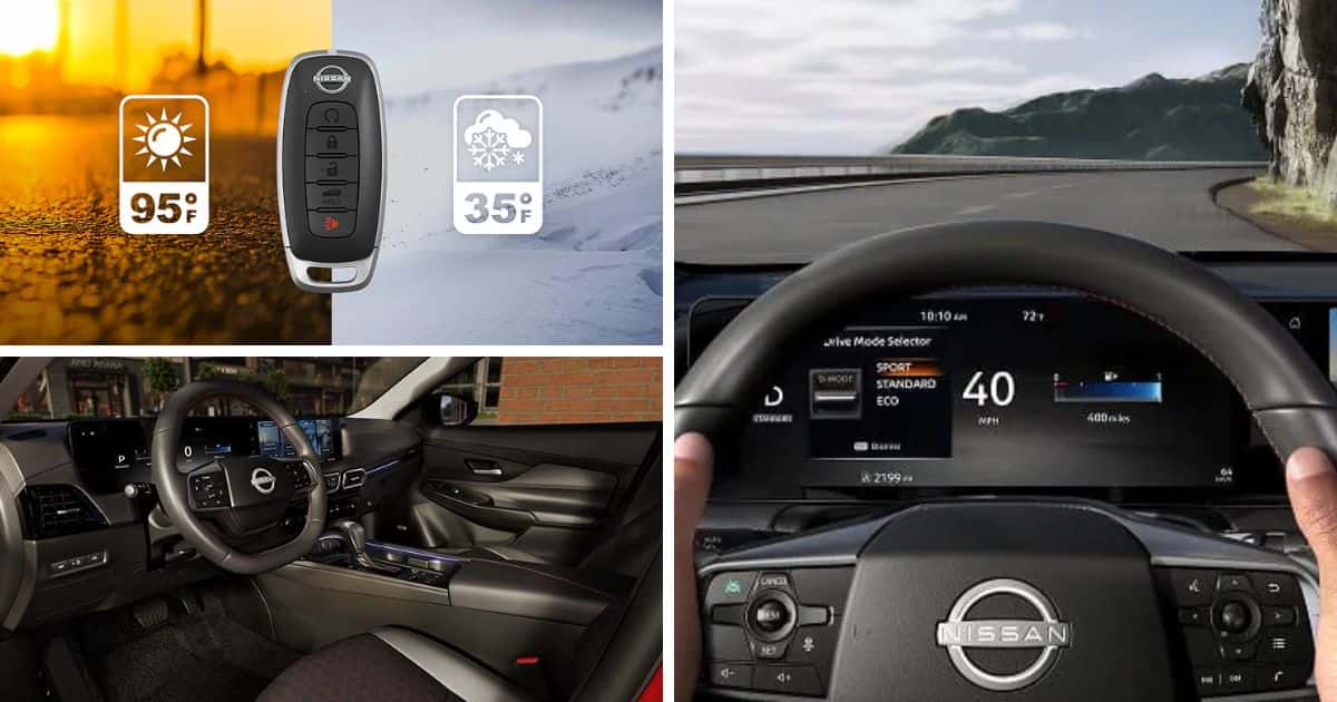 Drive Mode Selector, heated steering wheel & seats, and Remote Engine Start as standard 2026 Nissan Sentra features
