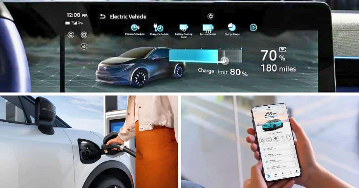 EV monitor use, less frequent fast charging, and MyNissan app preconditioning