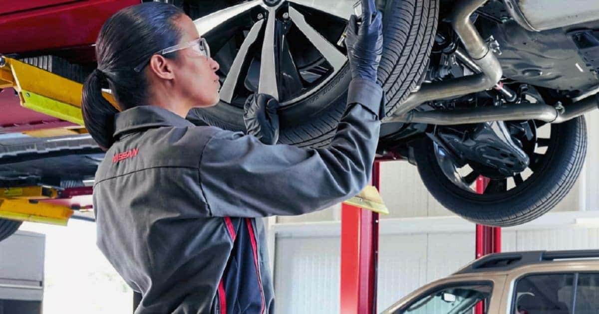 Have your tires checked at I-90 Nissan to prepare your Nissan for the winter