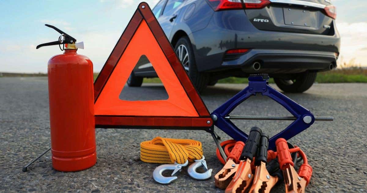 Make sure to keep an emergency road kit in your Nissan trunk as part of your winter prep