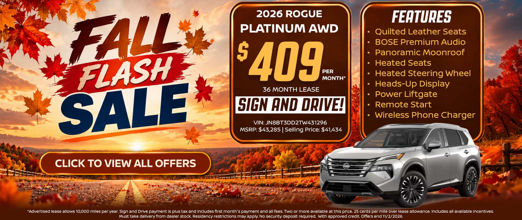 Nissan Rogue Sale