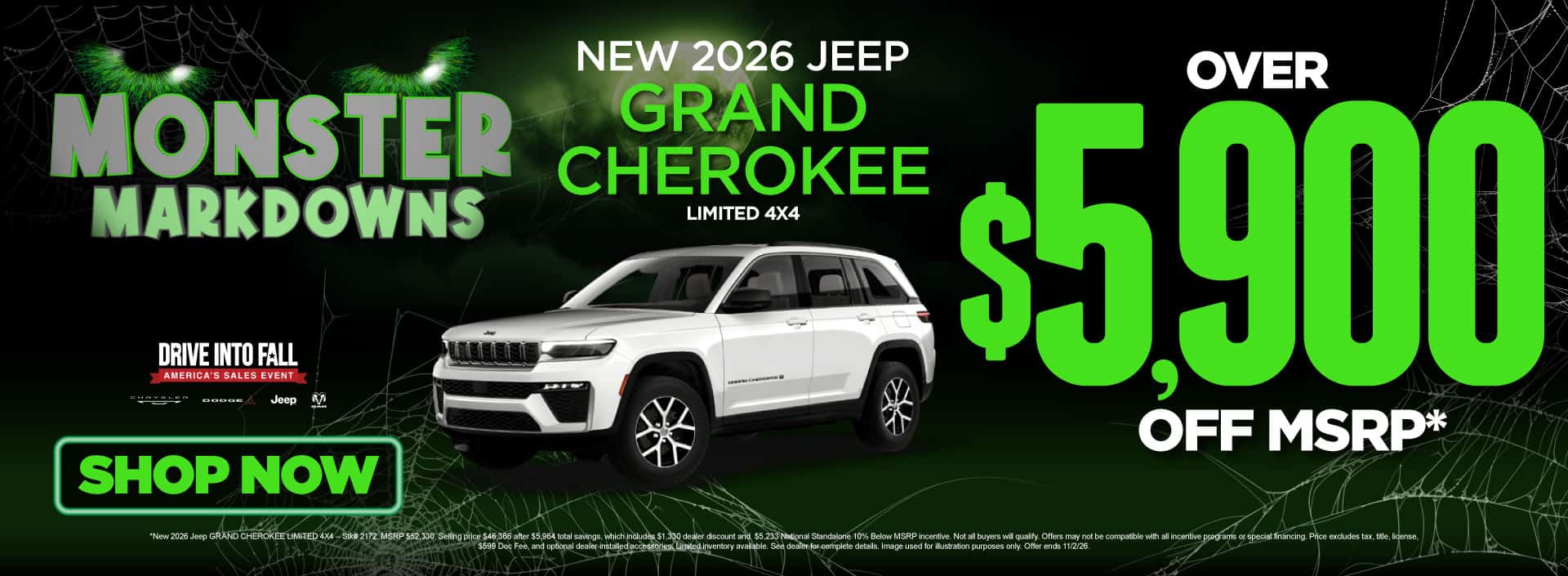 New 2026 Jeep GRAND CHEROKEE LIMITED 4X4
