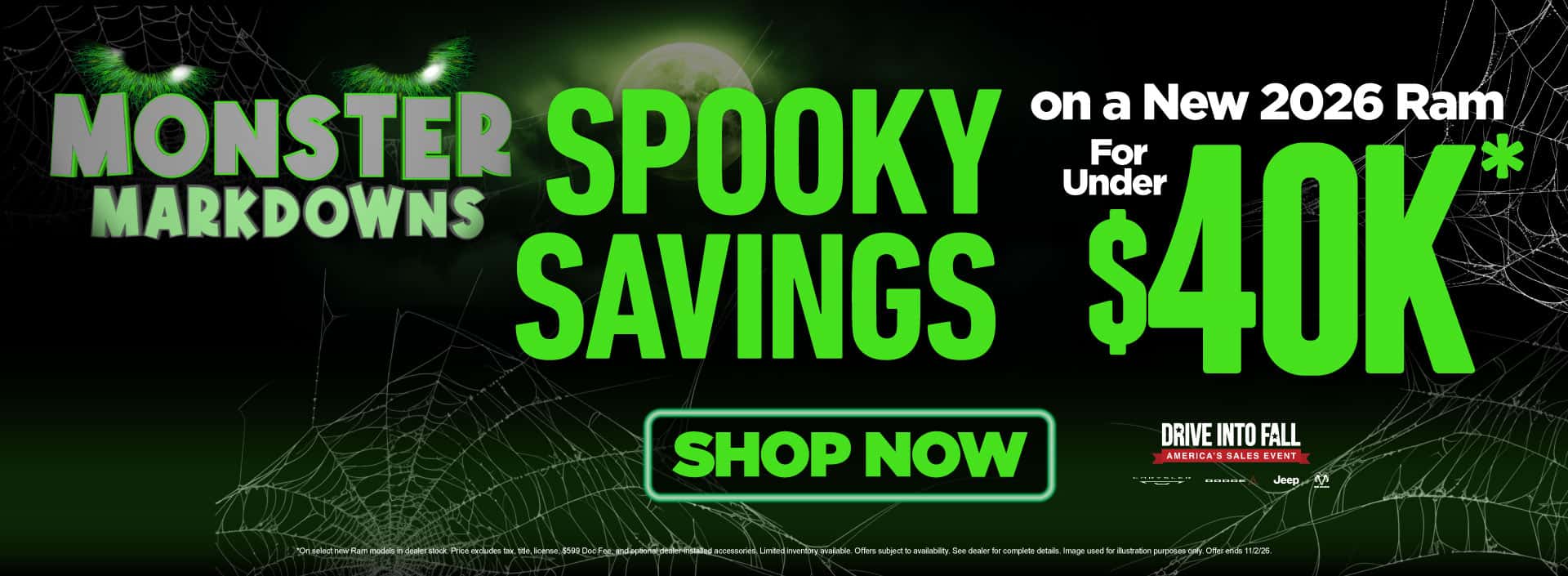 Spooky Savings