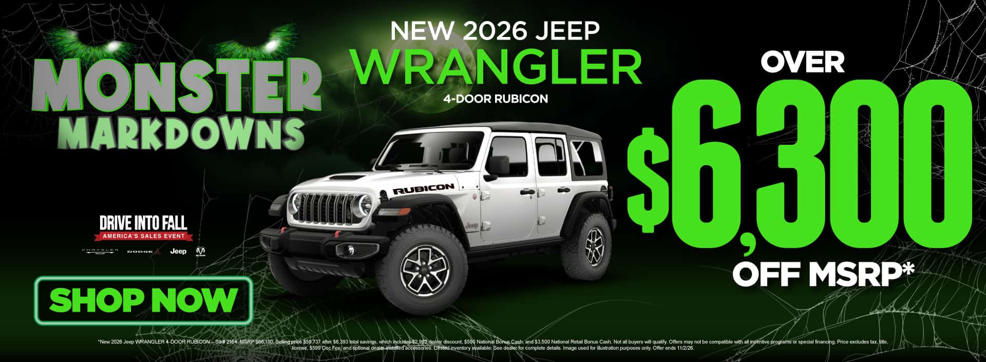New 2026 Jeep WRANGLER 4-DOOR RUBICON