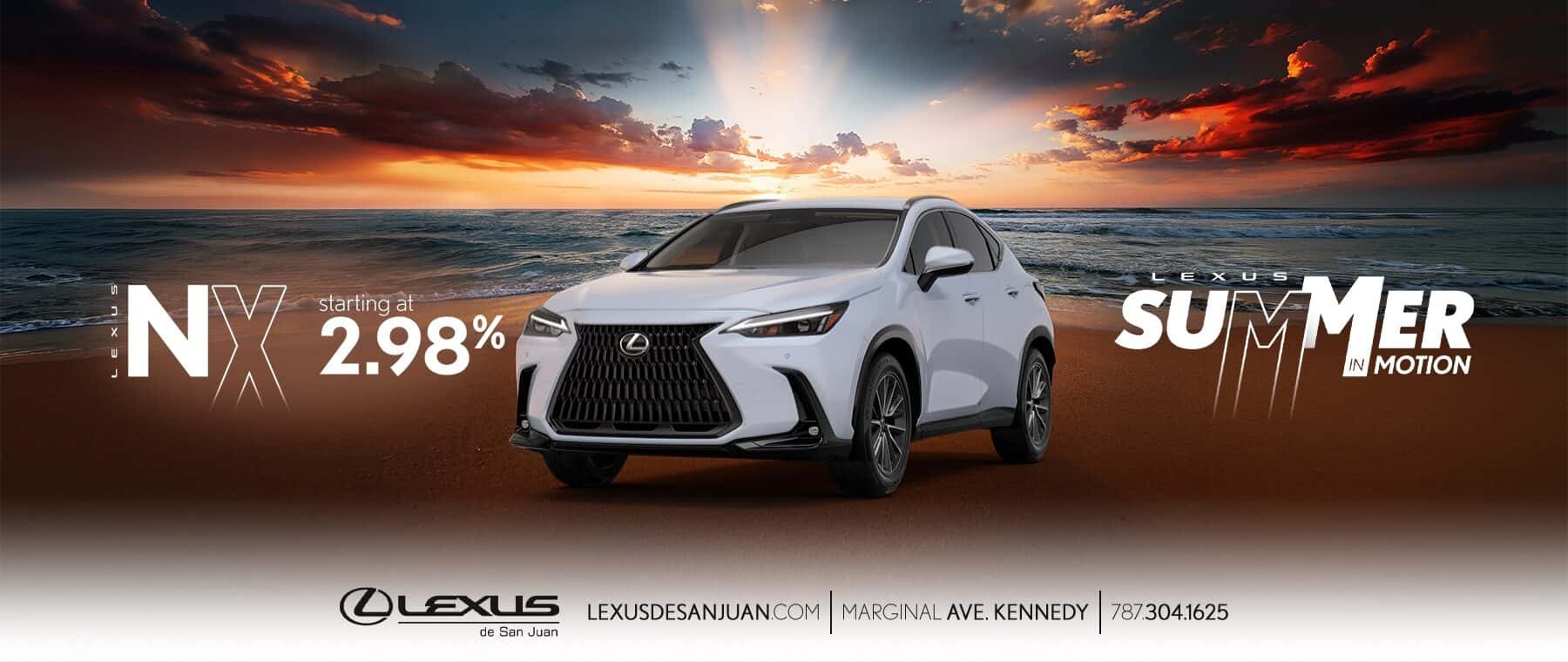 Lexus NS Starting at 2.98%
