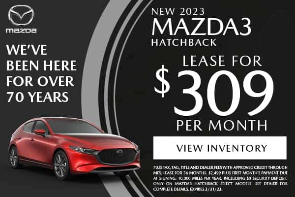 NEW 2023 MAZDA3 HATCHBACK