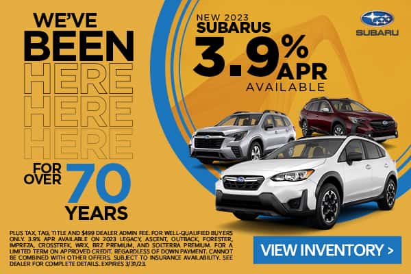 NEW 2023 SUBARUS