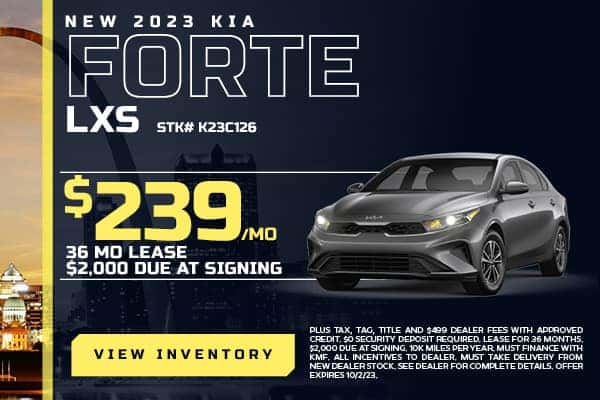 NEW 2023 KIA FORTE LXS
