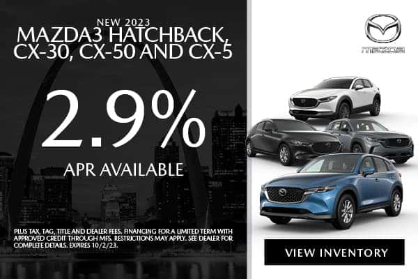 NEW 2023 MAZDA3 HATCHBACK, CX-30, CX-50 AND CX-5