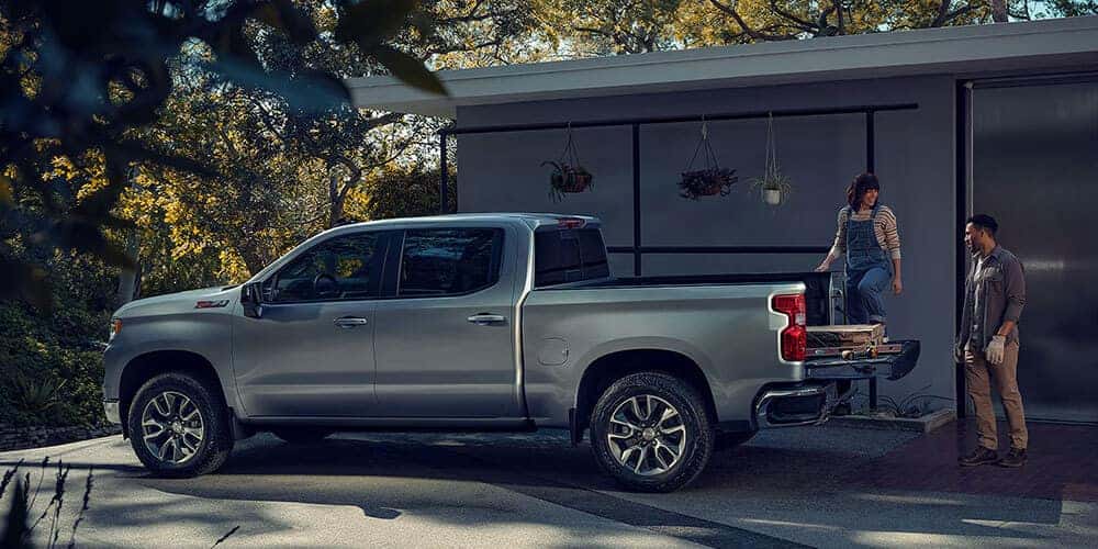 Exterior of 2025 Chevy Silverado in St. Louis