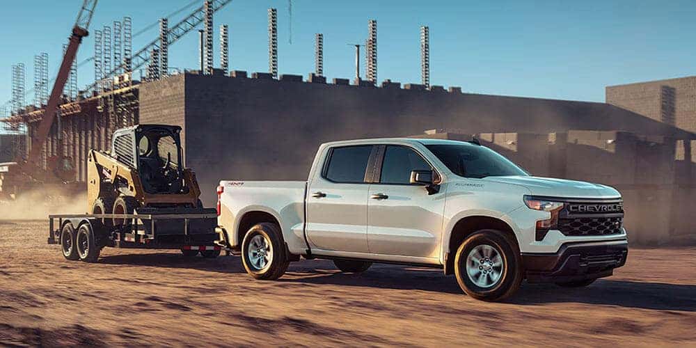 2025 Chevy Silverado Towing a Trailer