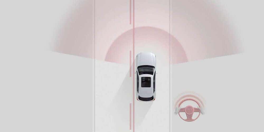 Lane Departure Warning in the 2025 Mazda Cx-50 Hybrid in St. Louis