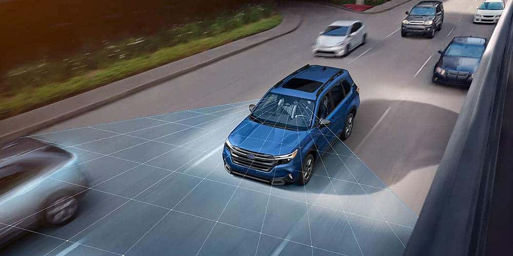 2025 Subaru Forester using EyeSight Technology