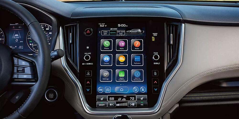 Infotainment Display in the 2025 Subaru Outback in St. Louis