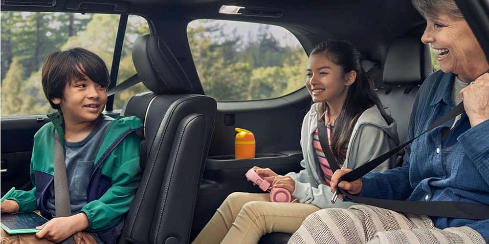 Interior of the 2025 Toyota Grand Highlander in St. Louis