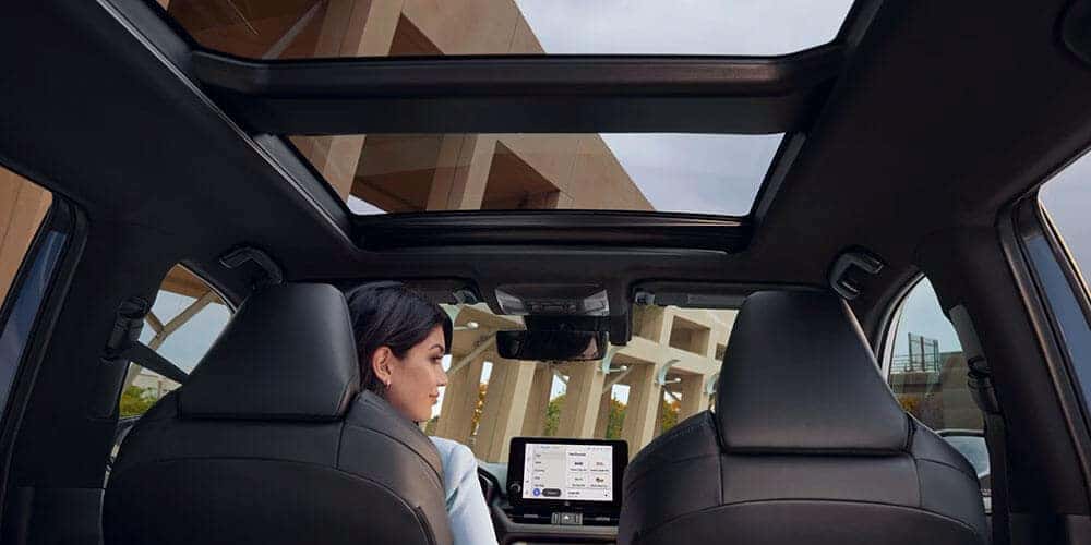 Interior of the 2025 Toyota RAV4 in St. Louis