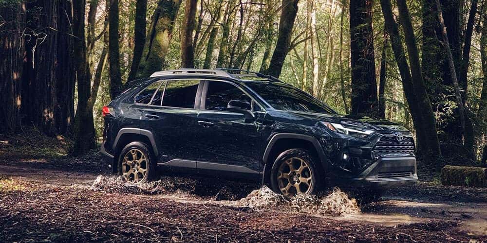 2025 Toyota RAV4 Driving Thru Muddy Road