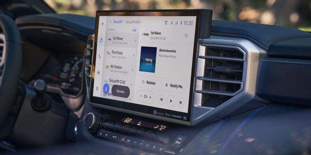 Infotainment Display in the 2025 Toyota Tundra in St. Louis