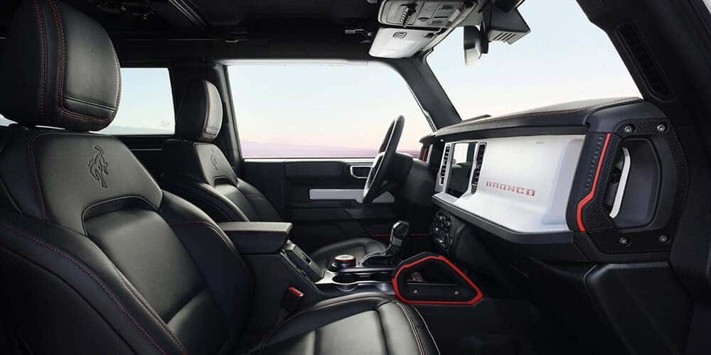 Interior of the 2025 Ford Bronco in St. Louis