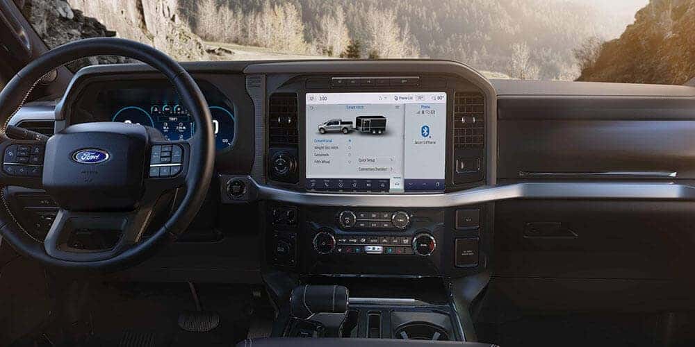2025 Ford F-150 Front Dash with Infortainment Screen