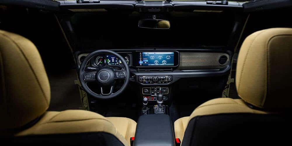 Interior of the 2025 Jeep Wrangler in St. Louis