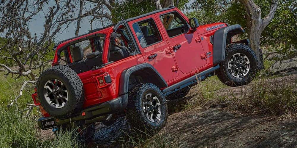 2025 Jeep Wrangler Climbing Rough Terrain