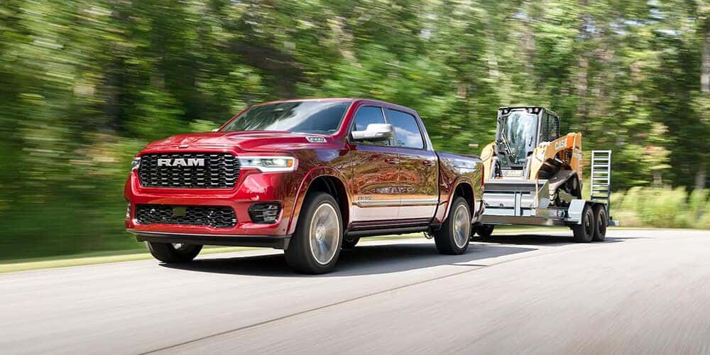 2025 Ram 1500 Towing Skid Steer