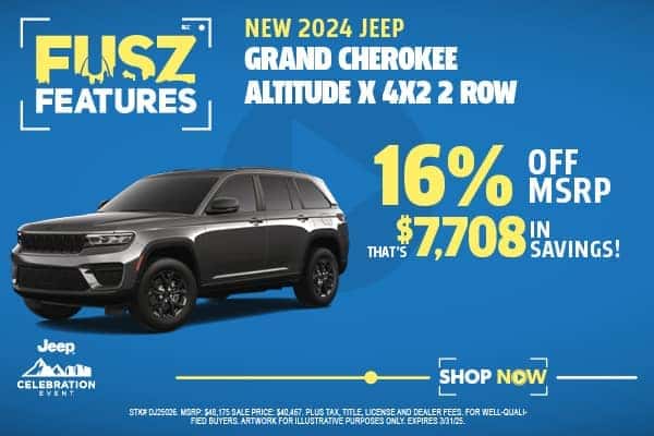 New 2025 Jeep Grand Cherokee Altitude 4x4 2 ROW