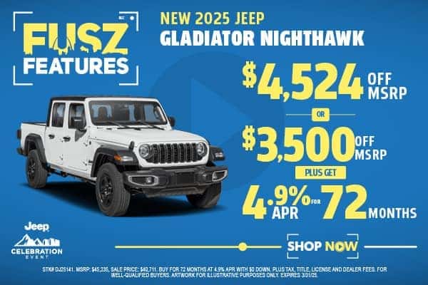 New 2025 Jeep Gladiator NIGHTHAWK