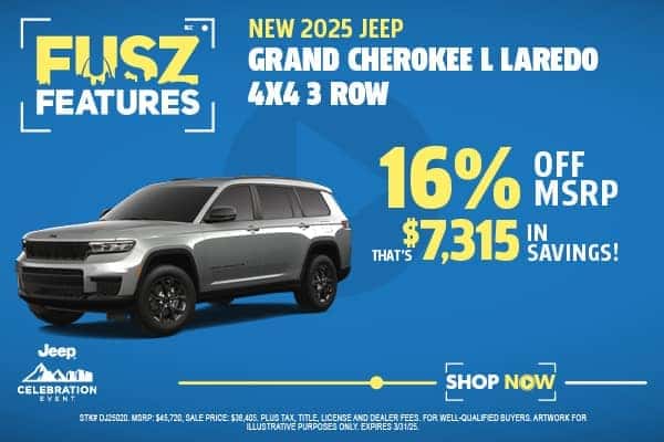 New 2025 Jeep Grand Cherokee L Laredo 4x4 3 ROW