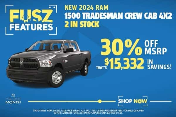 New 2024 Ram 1500 TRADESMAN CREW CAB 4X2 