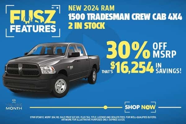 New 2024 Ram 1500 TRADESMAN CREW CAB 4X4