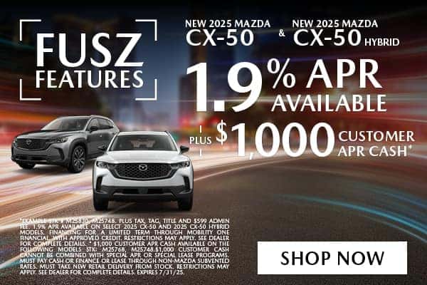 New 2025 Mazda CX-50 & New 2025 Mazda CX-50 Hybrid