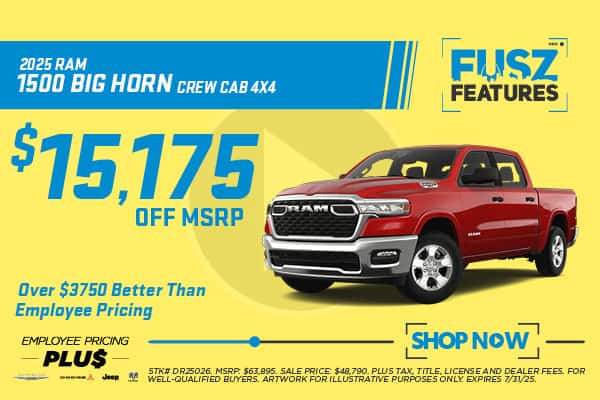 2025 RAM 1500 BIG HORN CREW CAB 4X4
