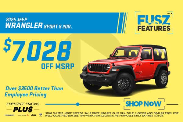 2025 JEEP WRANGLER SPORT S 2DR