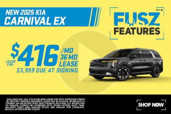 NEW 2025 KIA CARNIVAL EX