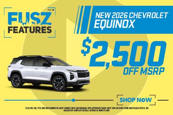 EVERY NEW 2026 CHEVROLET EQUINOX 