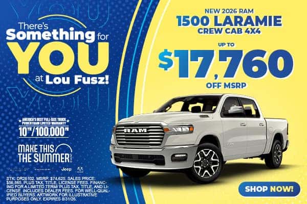 NEW 2026 RAM 1500 LARAMIE CREW CAB 4X4