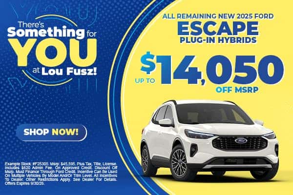 All Remaining New 2025 Ford Escape Plug-In Hybrids