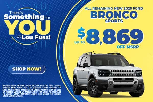 All Remaining New 2025 Ford Bronco Sports