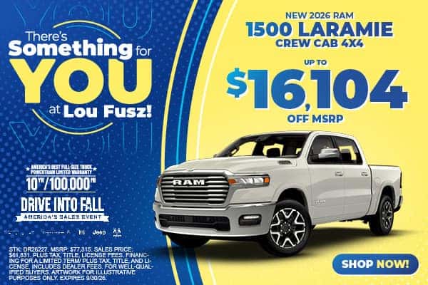 New 2026 Ram 1500 Laramie Crew Cab 4x4