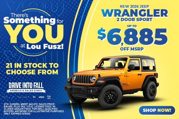 EW 2026 JEEP WRANGLER 2 DOOR SPORT
