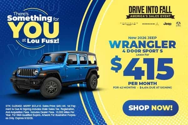 NEW 2026 JEEP WRANGLER 4 DOOR SPORT S